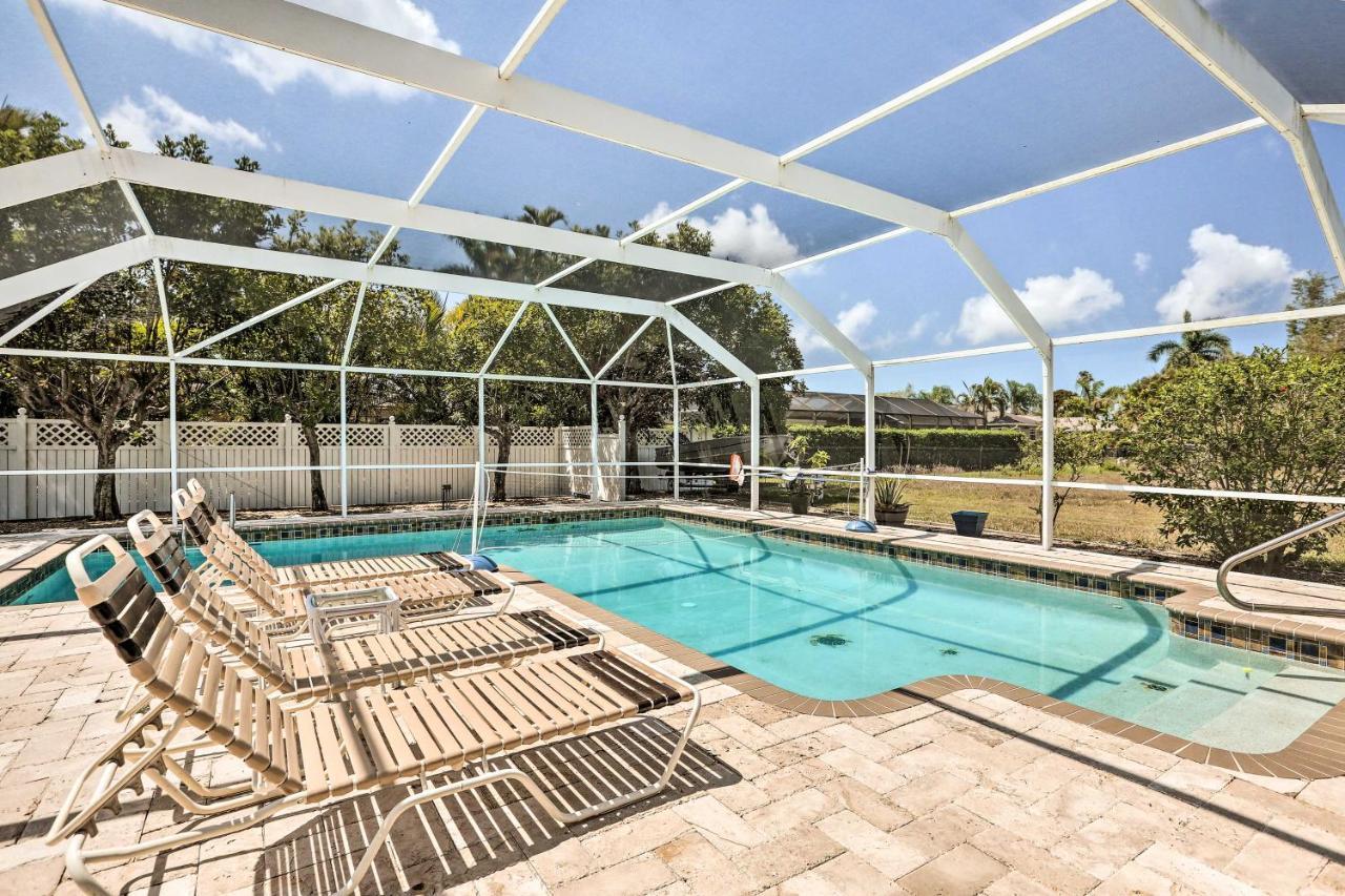 Colorful Cape Coral Retreat With Screened Lanai! Exteriör bild